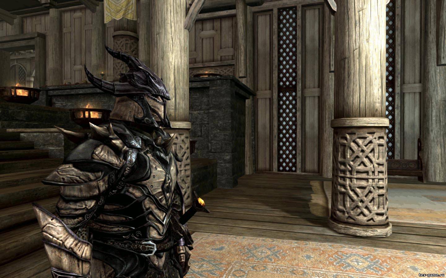 Мод для Skyrim — Драконий шлем рыцаря
