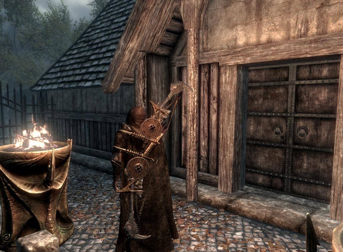 Мод для Skyrim — Длинный лук охотника