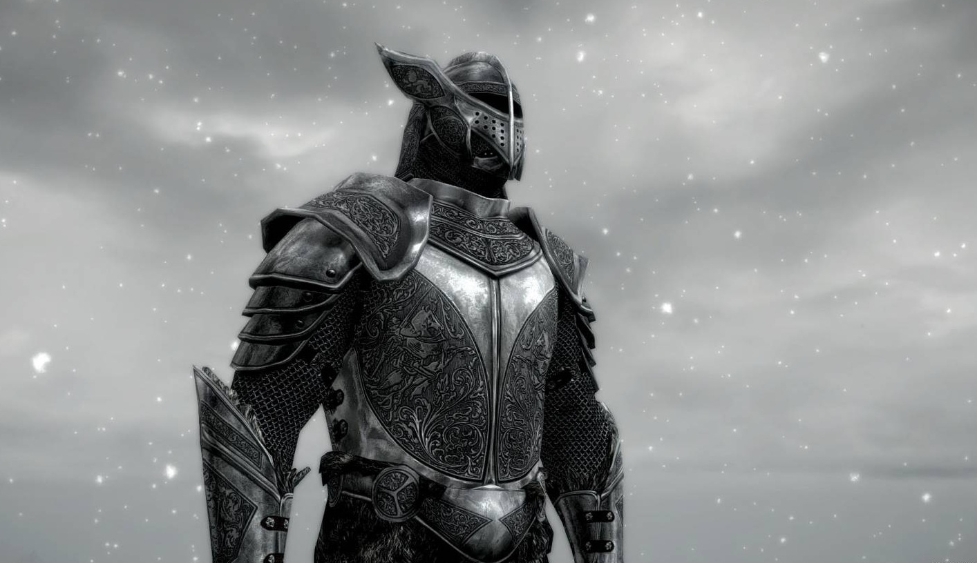 Мод для Skyrim — Серебряная броня рыцаря