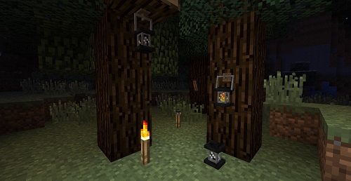 [1.5.2] Unlit Torches and Lanterns