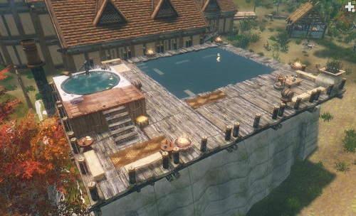 Мод для Skyrim — Бассейн для поместья Винстад