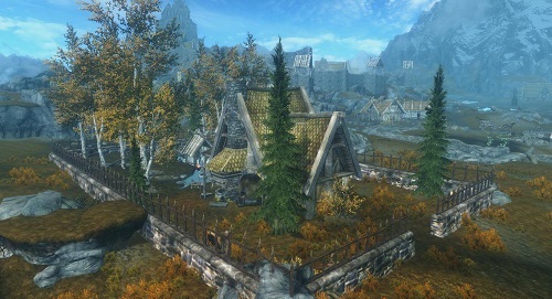 Мод для Skyrim — Дом "Потайной мир"