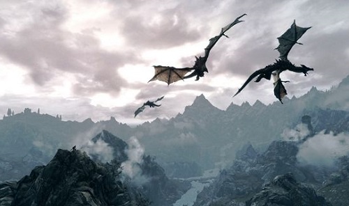 Мод для Skyrim — Смертоносные драконы