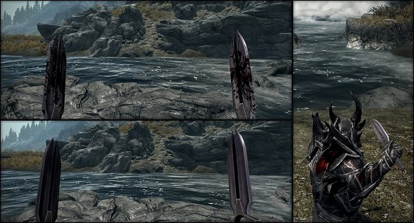 Мод для Skyrim — Оригинальный черный кинжал