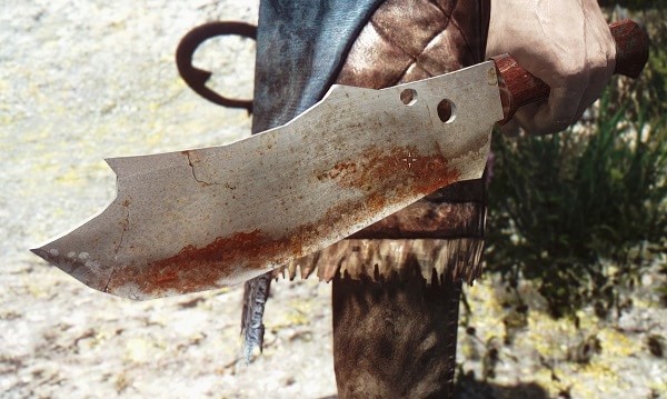 Мод для Skyrim — Крюк и нож мясника
