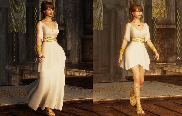 Мод для Skyrim — Имперские наряды для девушек