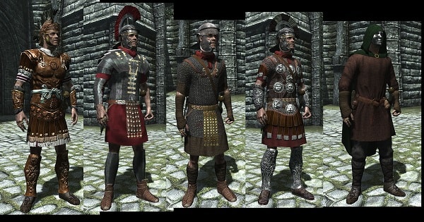Мод для Skyrim — Броня и оружие Римской империи