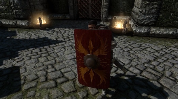 Мод для Skyrim — Римский щит легионера