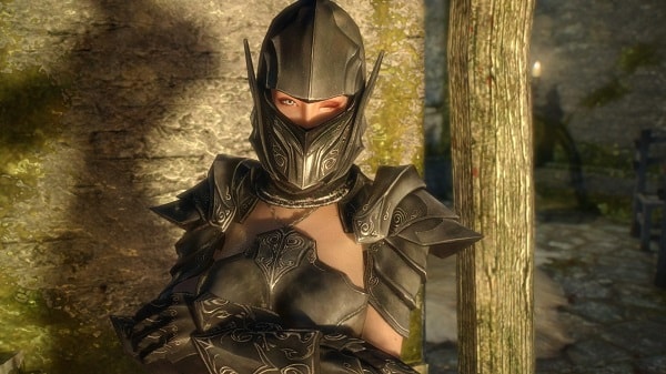 Мод для Skyrim — Улучшенные шлемы - открытые глазницы