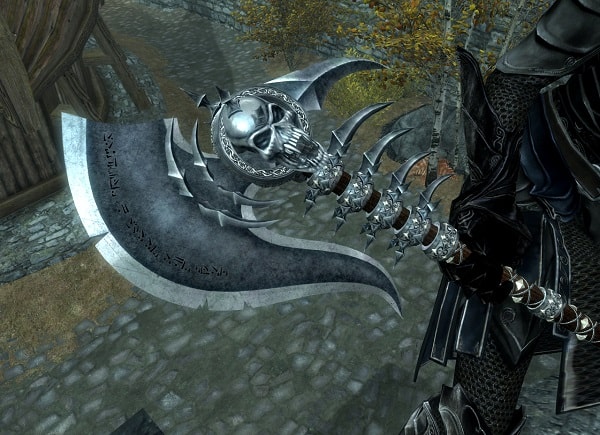 Мод для Skyrim — Оружие рыцаря ужаса
