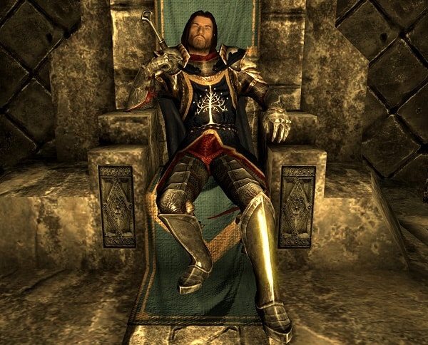 Мод для Skyrim — Королевская броня Арагорна