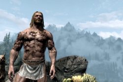 Мод для Skyrim — Оригинальное тату для мужских персонажей