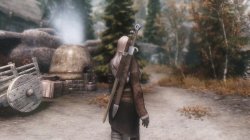 Мод для Skyrim — Оружие на спине