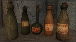 Мод для Skyrim — Реалистичные бутылки HD