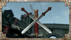 Мод для Skyrim — Ретекстур имперского меча