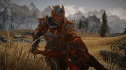 Мод для Skyrim — Огненная броня и оружие
