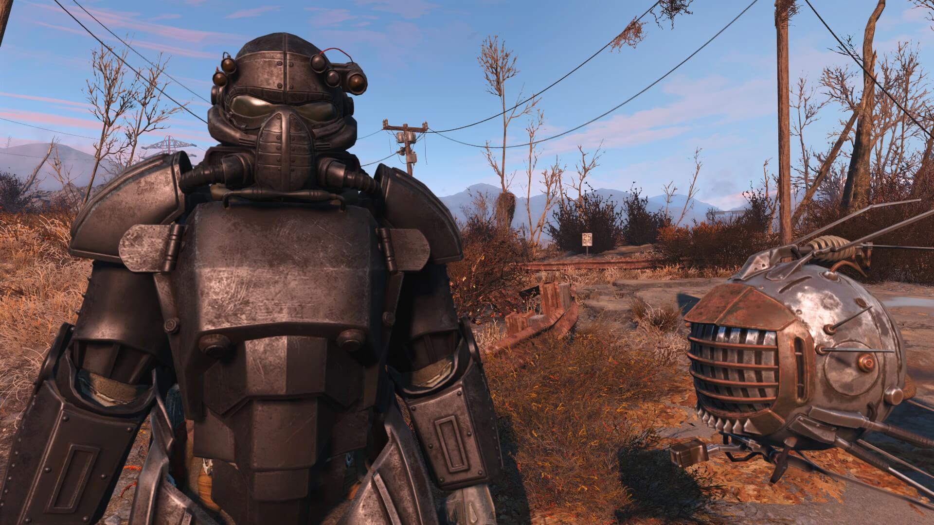 Fallout 4 сосны у дороги фото 54