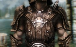 Мод для Skyrim — HD ретекстур кожаной брони