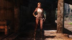 Мод для Skyrim — Красивые стойки для женских персонажей