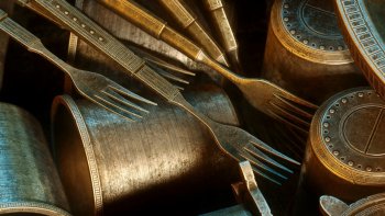 Мод для Skyrim — Ретекстур двемерской посуды